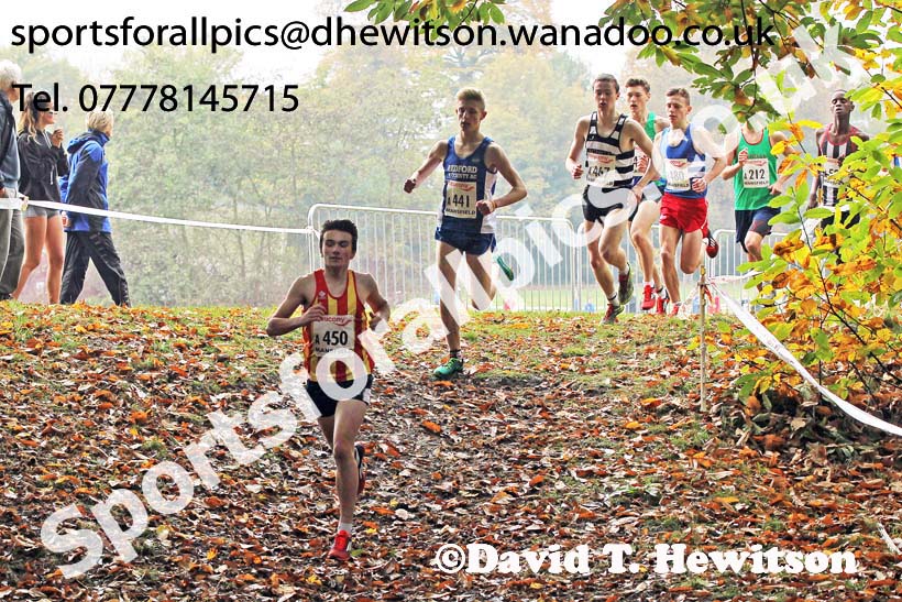 Men under-17s, National Cross Country Relays, Berry Park, Mansfield. Photo: David T. Hewitson/Sports for All Pics